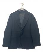 PRADAプラダ）の古着「レザーエルボーパッチ付きウールジャケット」｜ブラック