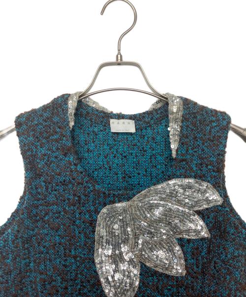 MARNI（マルニ）MARNI (マルニ) ニットベスト スカイブルー サイズ:40の古着・服飾アイテム