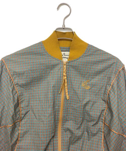Vivienne Westwood ANGLOMANIA（ヴィヴィアンウエストウッドアングロマニア）VIVIENNE WESTWOOD ANGLOMANIA (ヴィヴィアンウエストウッドアングロマニア) 15-01-471005 ブルゾン ブラウン×グリーン サイズ:38の古着・服飾アイテム
