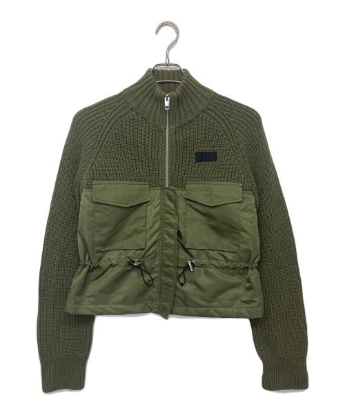 DIESEL（ディーゼル）DIESEL (ディーゼル) ミリタリージャケット グリーン サイズ:Sの古着・服飾アイテム