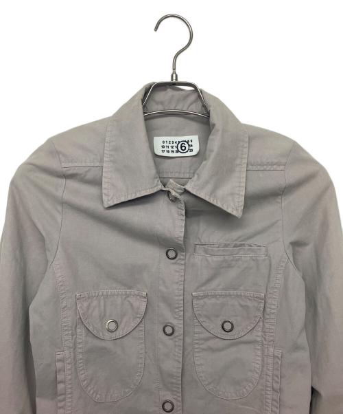 MM6 Maison Margiela（エムエムシックスメゾンマルジェラ）MM6 Maison Margiela (エムエムシックスメゾンマルジェラ) ここのえ期　カバーオール グレー サイズ:42の古着・服飾アイテム