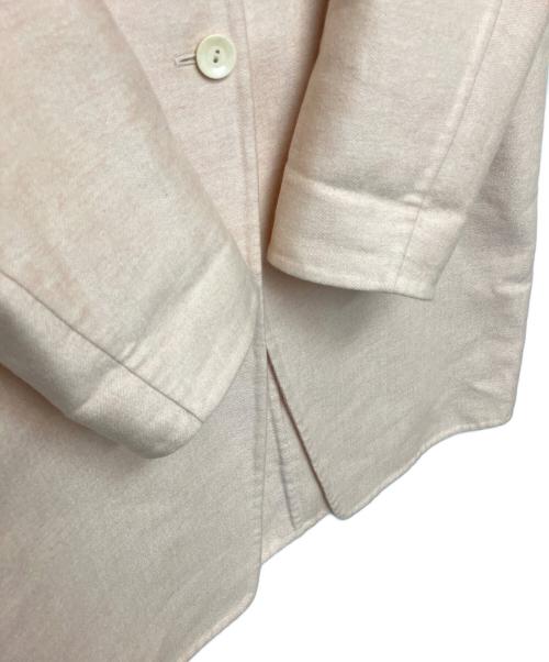 JIL SANDER（ジルサンダー）JIL SANDER (ジルサンダー) シルク混チェスターコート ベージュ サイズ:38の古着・服飾アイテム