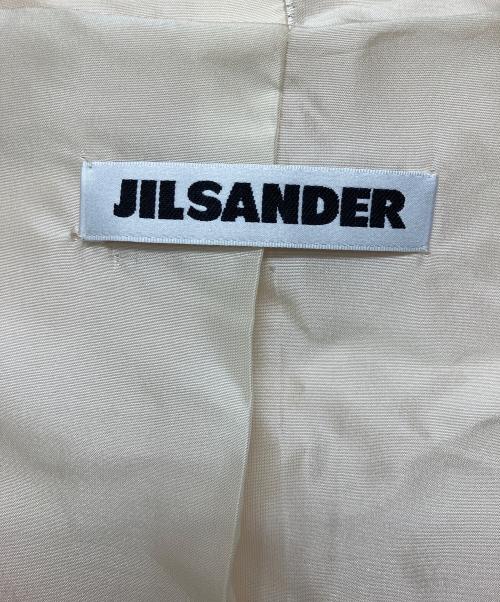 JIL SANDER（ジルサンダー）JIL SANDER (ジルサンダー) シルク混チェスターコート ベージュ サイズ:38の古着・服飾アイテム