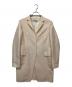 JIL SANDER（ジルサンダー）の古着「シルク混チェスターコート」｜ベージュ
