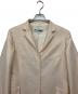 JIL SANDER (ジルサンダー) シルク混チェスターコート ベージュ サイズ:38：30000円