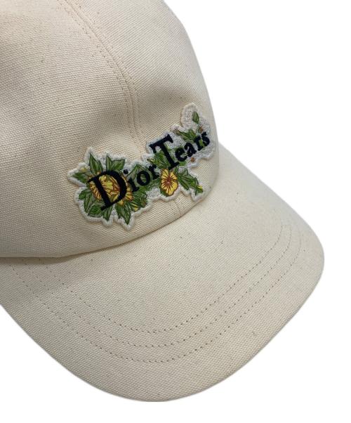 Dior（ディオール）DIOR (ディオール) 383C911E4511　キャップ アイボリー サイズ:Lの古着・服飾アイテム