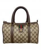 GUCCIグッチ）の古着「OLD GUCCI　ハンドバッグ」｜ブラウン