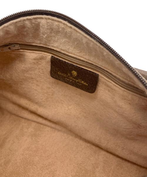 GUCCI（グッチ）GUCCI (グッチ) OLD GUCCI　ハンドバッグ ブラウンの古着・服飾アイテム