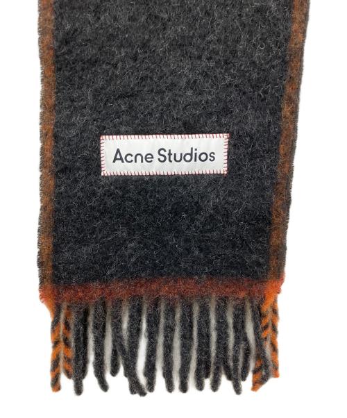 Acne studios（アクネ ストゥディオズ）Acne studios (アクネ ストゥディオズ) CA0290　ウールモヘアスカーフ - ナロー ブラック サイズ:250×28の古着・服飾アイテム
