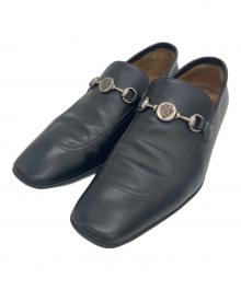 GUCCI（グッチ）の古着「ビットローファー」｜ブラック