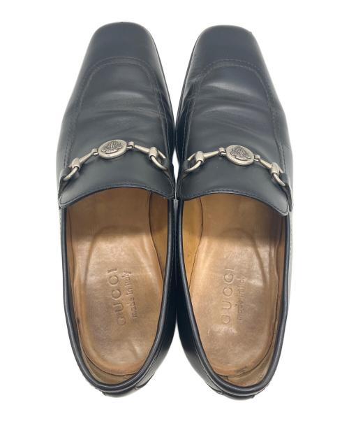 GUCCI（グッチ）GUCCI (グッチ) ビットローファー ブラック サイズ:36 1/2の古着・服飾アイテム