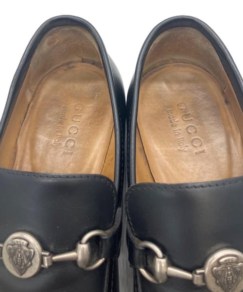 GUCCI（グッチ）GUCCI (グッチ) ビットローファー ブラック サイズ:36 1/2の古着・服飾アイテム
