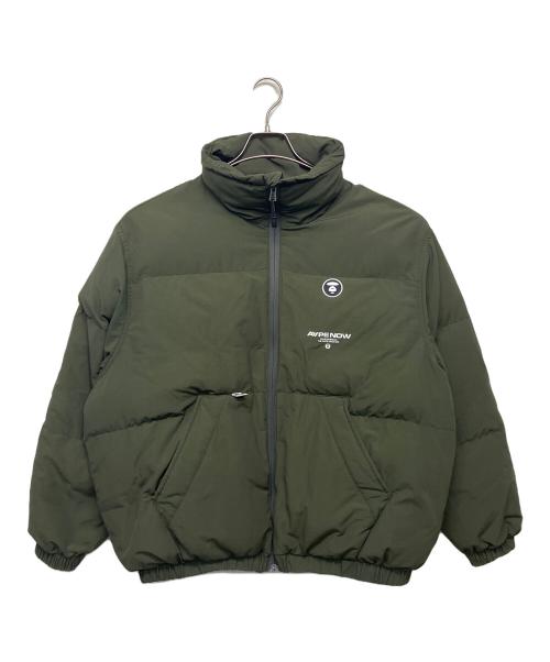 A BATHING APE（アベイシングエイプ）A BATHING APE (アベイシングエイプ) AAPJKM7468XXH　中綿ジャケット オリーブ サイズ:Sの古着・服飾アイテム