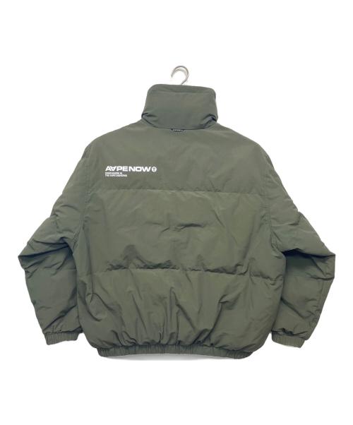 A BATHING APE（アベイシングエイプ）A BATHING APE (アベイシングエイプ) AAPJKM7468XXH　中綿ジャケット オリーブ サイズ:Sの古着・服飾アイテム