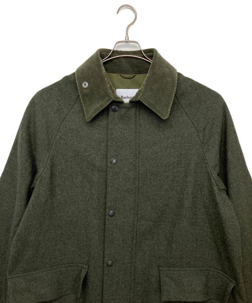 Barbour（バブアー）Barbour (バブアー) BURGHLEY BY MALLALIEUS　ロングコート オリーブ サイズ:40の古着・服飾アイテム