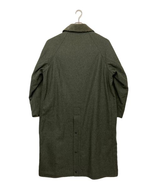 Barbour（バブアー）Barbour (バブアー) BURGHLEY BY MALLALIEUS　ロングコート オリーブ サイズ:40の古着・服飾アイテム