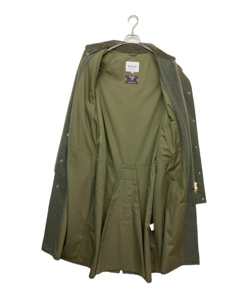 Barbour（バブアー）Barbour (バブアー) BURGHLEY BY MALLALIEUS　ロングコート オリーブ サイズ:40の古着・服飾アイテム