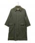 Barbour（バブアー）の古着「BURGHLEY BY MALLALIEUS　ロングコート」｜オリーブ