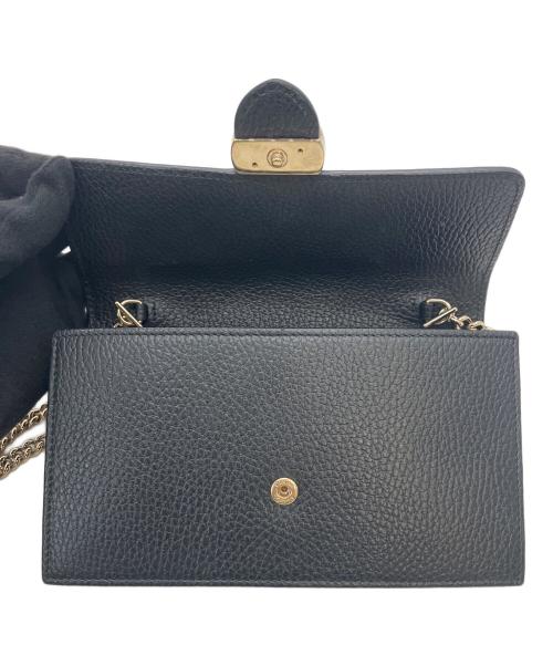 GUCCI（グッチ）GUCCI (グッチ) ショルダーウォレット ブラックの古着・服飾アイテム