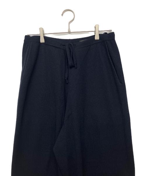 COMOLI（コモリ）COMOLI (コモリ) Y03-06005　23AW　カシミヤ ニットパンツ ネイビー サイズ:3の古着・服飾アイテム