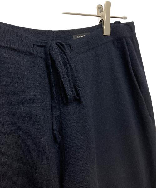 COMOLI（コモリ）COMOLI (コモリ) Y03-06005　23AW　カシミヤ ニットパンツ ネイビー サイズ:3の古着・服飾アイテム