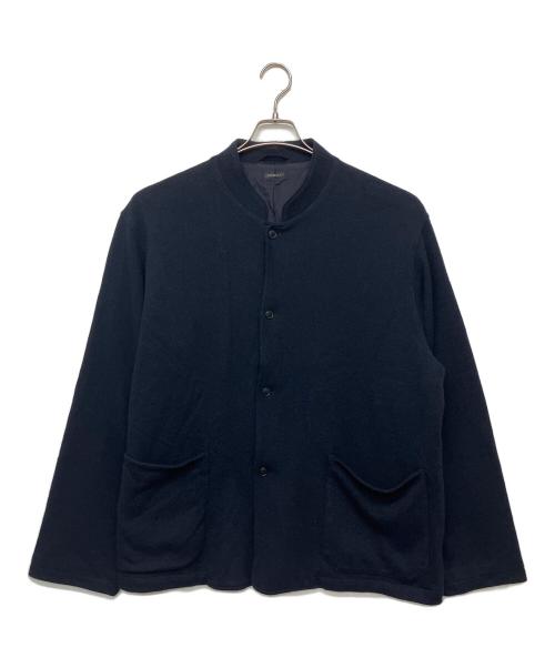 COMOLI（コモリ）COMOLI (コモリ) Y03-06004　23AW　カシミヤ スタンドカラー ニット ジャケット チャコール サイズ:３の古着・服飾アイテム