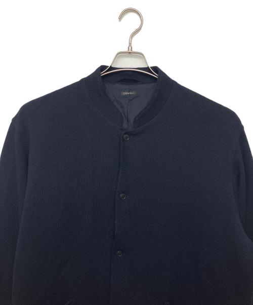 COMOLI（コモリ）COMOLI (コモリ) Y03-06004　23AW　カシミヤ スタンドカラー ニット ジャケット チャコール サイズ:３の古着・服飾アイテム