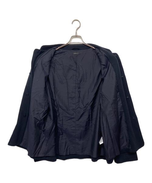 COMOLI（コモリ）COMOLI (コモリ) Y03-06004　23AW　カシミヤ スタンドカラー ニット ジャケット チャコール サイズ:３の古着・服飾アイテム