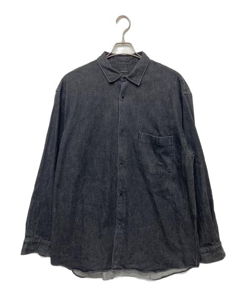 COMOLI（コモリ）COMOLI (コモリ) Z01-02003　24SS　デニムコモリシャツ ブラック サイズ:５の古着・服飾アイテム
