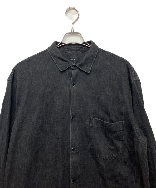 COMOLI（コモリ）COMOLI (コモリ) Z01-02003　24SS　デニムコモリシャツ ブラック サイズ:５の古着・服飾アイテム