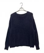 COMOLIコモリ）の古着「W03-06011　カシミヤ Vネックニット　22AW」｜ネイビー