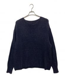 COMOLI（コモリ）の古着「W03-06011　カシミヤ Vネックニット　22AW」｜ネイビー
