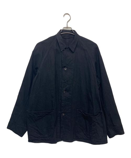 COMOLI（コモリ）COMOLI (コモリ) W03-01002　22AW　デニム ワークジャケット ブラック サイズ:3の古着・服飾アイテム