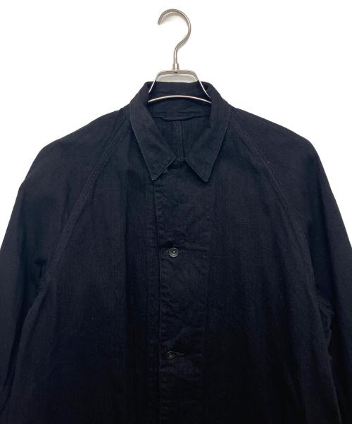 COMOLI（コモリ）COMOLI (コモリ) W03-01002　22AW　デニム ワークジャケット ブラック サイズ:3の古着・服飾アイテム