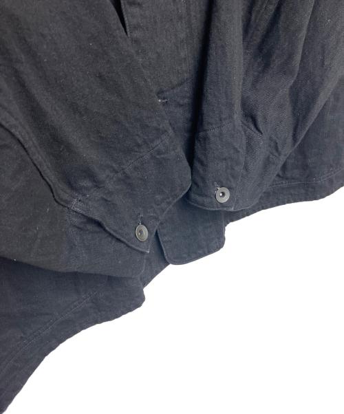 COMOLI（コモリ）COMOLI (コモリ) W03-01002　22AW　デニム ワークジャケット ブラック サイズ:3の古着・服飾アイテム