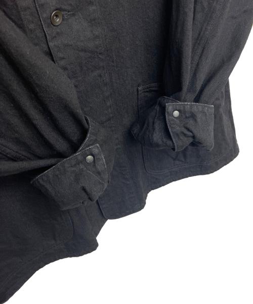 COMOLI（コモリ）COMOLI (コモリ) W03-01002　22AW　デニム ワークジャケット ブラック サイズ:3の古着・服飾アイテム