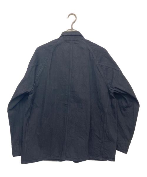 COMOLI（コモリ）COMOLI (コモリ) W03-01002　22AW　デニム ワークジャケット ブラック サイズ:3の古着・服飾アイテム