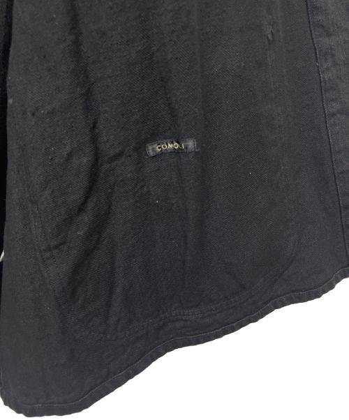 COMOLI（コモリ）COMOLI (コモリ) W03-01002　22AW　デニム ワークジャケット ブラック サイズ:3の古着・服飾アイテム