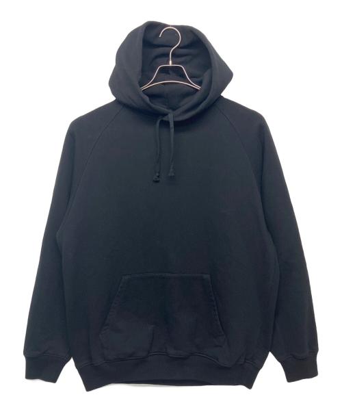 COMOLI（コモリ）COMOLI (コモリ) コットン裏毛 パーカ　プルオーバーパーカー　25AW ブラック サイズ:４の古着・服飾アイテム