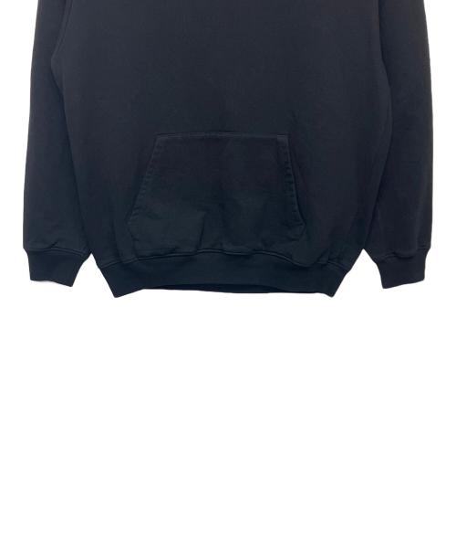COMOLI（コモリ）COMOLI (コモリ) コットン裏毛 パーカ　プルオーバーパーカー　25AW ブラック サイズ:４の古着・服飾アイテム