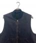 COMOLI (コモリ) C03-01035　25AW COMOLI SHOP限定　デニムワークベスト　ベスト ブラック サイズ:３：70000円