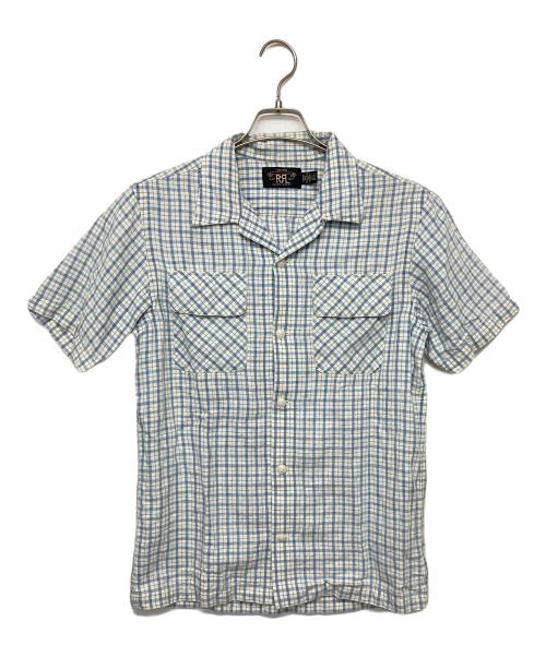 RRL（ダブルアールエル）RRL (ダブルアールエル) チェック半袖シャツ ブルー サイズ:XSの古着・服飾アイテム