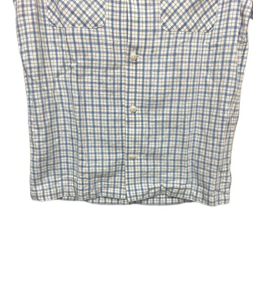 RRL（ダブルアールエル）RRL (ダブルアールエル) チェック半袖シャツ ブルー サイズ:XSの古着・服飾アイテム