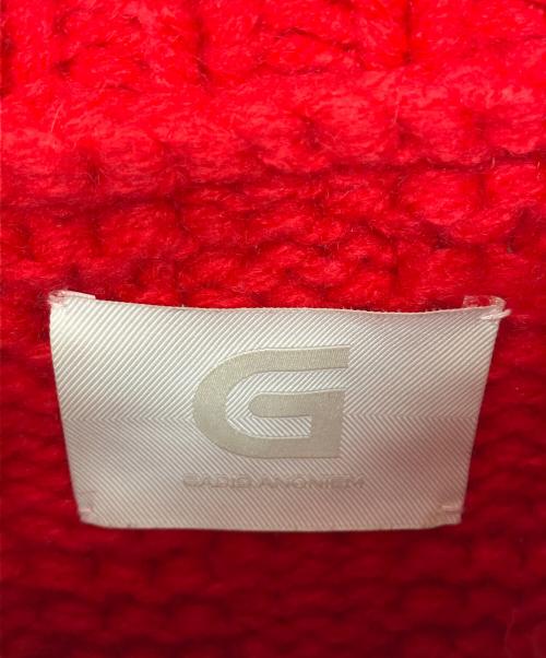 GADIOD ANONIEM（GADIOD ANONIEM）GADIOD ANONIEM (GADIOD ANONIEM) 厚手ニット レッド サイズ:FREEの古着・服飾アイテム