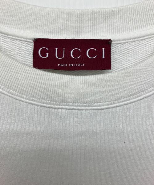 GUCCI（グッチ）GUCCI (グッチ) 784413　スウェット ホワイト サイズ:Lの古着・服飾アイテム
