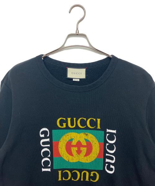 GUCCI（グッチ）GUCCI (グッチ) 454569　スウェット ブラック サイズ:Lの古着・服飾アイテム
