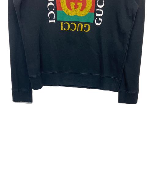 GUCCI（グッチ）GUCCI (グッチ) 454569　スウェット ブラック サイズ:Lの古着・服飾アイテム