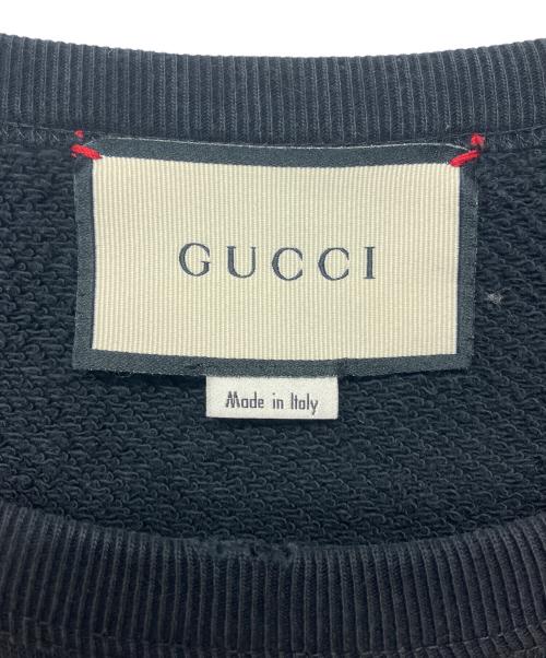 GUCCI（グッチ）GUCCI (グッチ) 454569　スウェット ブラック サイズ:Lの古着・服飾アイテム