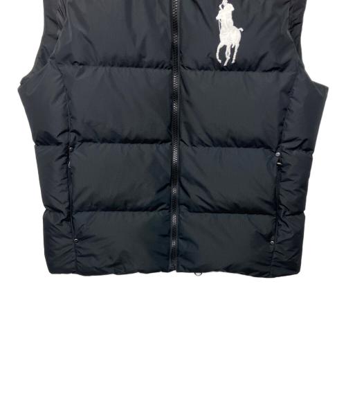 POLO RALPH LAUREN（ポロ・ラルフローレン）POLO RALPH LAUREN (ポロ・ラルフローレン) ビッグポニー　ダウンベスト ブラック サイズ:Lの古着・服飾アイテム