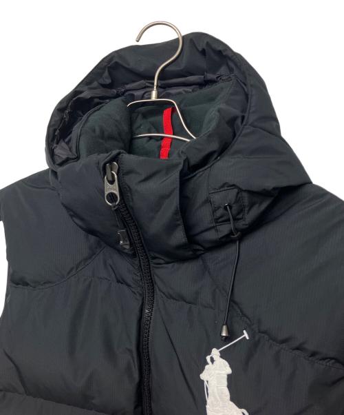 POLO RALPH LAUREN（ポロ・ラルフローレン）POLO RALPH LAUREN (ポロ・ラルフローレン) ビッグポニー　ダウンベスト ブラック サイズ:Lの古着・服飾アイテム